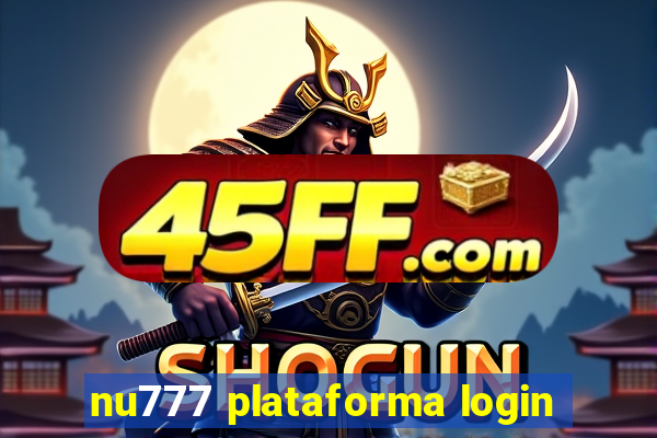 nu777 plataforma login
